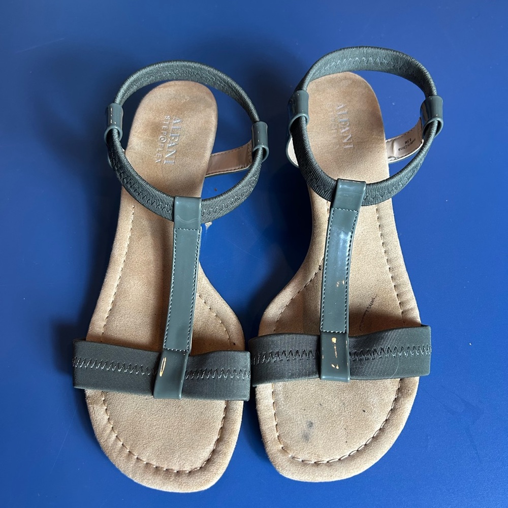 Alfani Gray and Beige Sandals